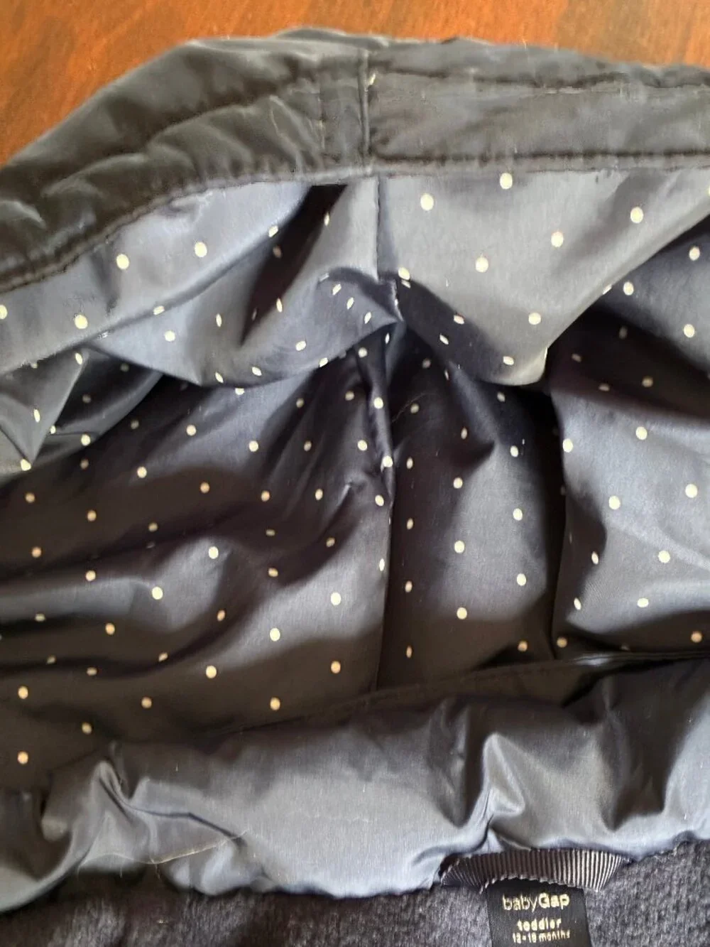 Baby Gap Girl Puffer Hooded Navy Jacket Coat  12-18 M